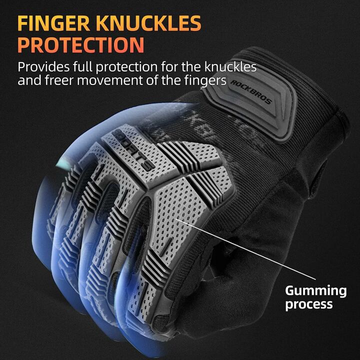 Mountain Bike Gloves with Touch Screen & Gel Pad