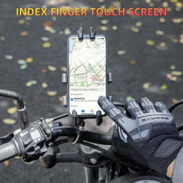 Mountain Bike Gloves with Touch Screen & Gel Pad