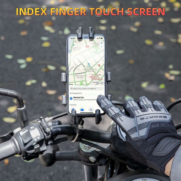 Mountain Bike Gloves with Touch Screen & Gel Pad