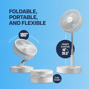 NEXAIR Premium Foldable Fan – Portable and Quiet for Home