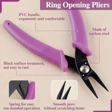 SPEEDWOX Mini Long-Nose Pliers for Jewelry Making
