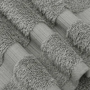 Chakir Turkish Linens Luxury Spa and Hotel Quality Premium Cotton 6-Piece Towel Set (2 x Bath Towels, 2 x Hand Towels, 2 x Washcloths)