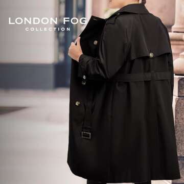 Stylish London Fog Plus Size Women's Trench Coat