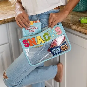Stylish Fablinks Clear Snacks Bag for Moms and Kids