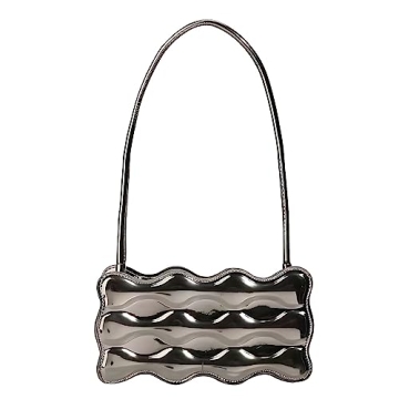 FONETTOS Trendy Shoulder Bags Women, Wave Purse Fashion Handbag Girls Chic Style Clutch Y2K Purse