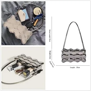 FONETTOS Trendy Shoulder Women’s Vegan Leather Bag