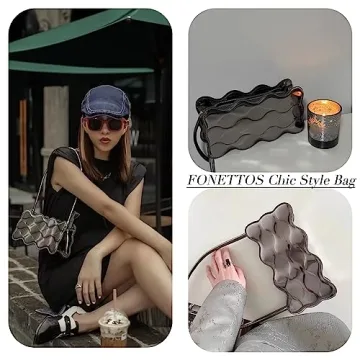 FONETTOS Trendy Shoulder Women’s Vegan Leather Bag