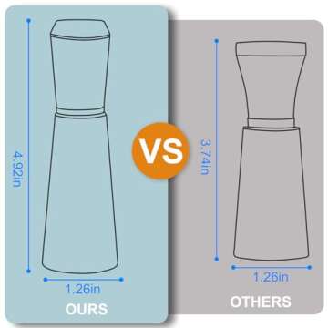 Jeymei WDT Espresso Tool Metal Black Espresso Coffee Stirrer Heavy Duty 8Pin WDT Espresso Distribution Tool for Barista 304 Stainless Steel Large Coffee Tool Ground Needle Whisk Distributor with Stand