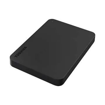 Toshiba Canvio Basics 2TB Portable External Hard Drive USB 3.0, Black - HDTB420XK3AA