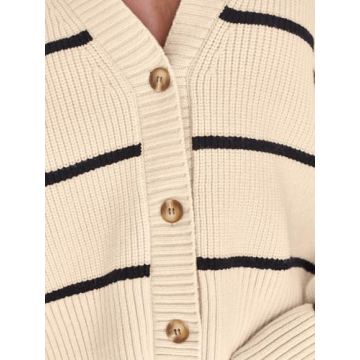 LILLUSORY Women's Chic Cropped Cardigan for All Occasions