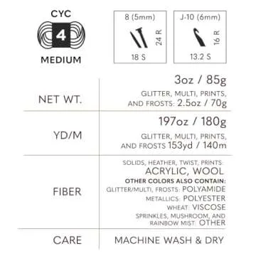 Lion Brand Wool-Ease Yarn - Worsted-Weight for All Projects