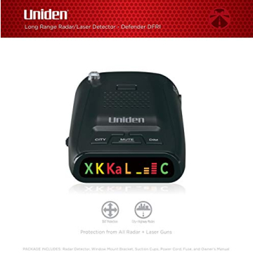 Uniden DFR1 Laser Radar Detector 360° Protection