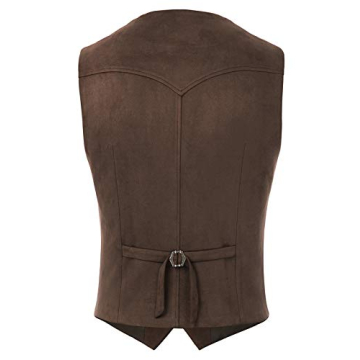 Stylish PJ PAUL JONES Suede Leather Vest for Men