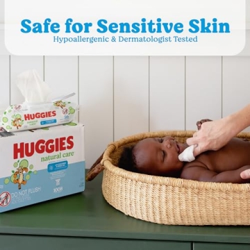 Huggies Natural Care Baby Wipes for Gentle Cleaning