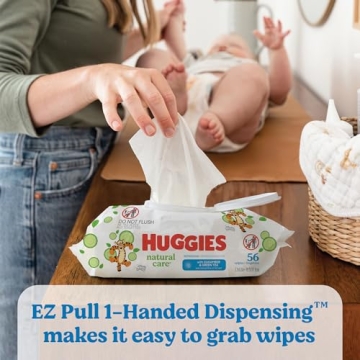 Huggies Natural Care Baby Wipes for Gentle Cleaning