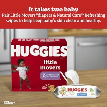 Huggies Natural Care Baby Wipes for Gentle Cleaning