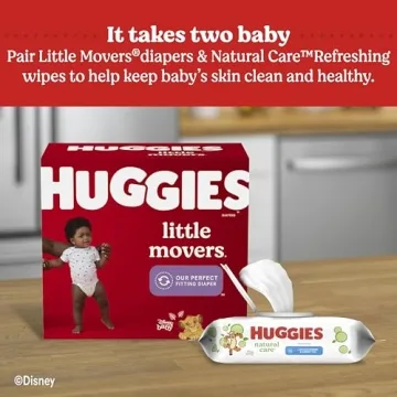 Huggies Natural Care Baby Wipes for Gentle Cleaning