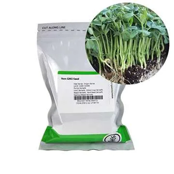 Speckled Pea Sprouting Seeds - 1 Lbs - Certified Organic, Non-GMO Green Pea Sprout Seeds - Sprouts &...