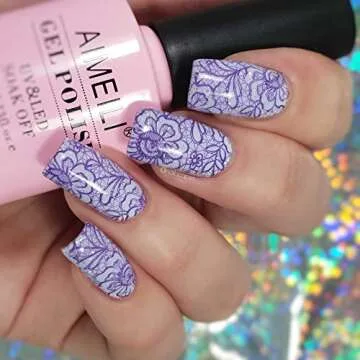 AIMEILI UV LED Gel Nail Polish Ceratostigma Plumbaginoides 10ml