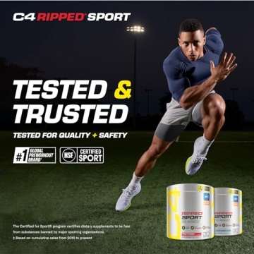 C4 Ripped Sport Pre Workout Powder Sugar Free Energy Boost
