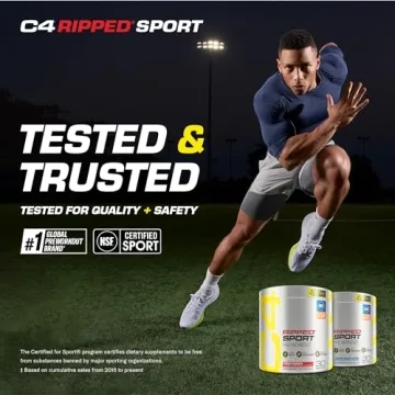 C4 Ripped Sport Pre Workout Powder Sugar Free Energy Boost