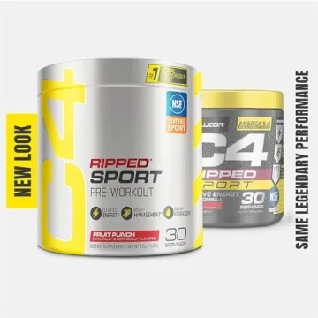 C4 Ripped Sport Pre Workout Powder Sugar Free Energy Boost
