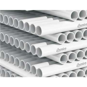 Manufacturer Direct PVC Pipe Sch40 3/4 Inch (0.75) White Custom Length - 8FT