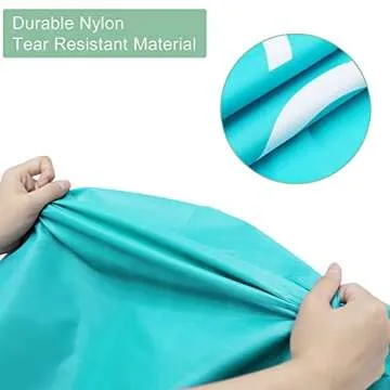 Sylfairy 2 Pack Extra Large Travel Laundry Bag, Dirty Clothes Organizer with Drawstring,Heavy Duty Travel Laundry Bags,Easy Fit a Laundry Hamper Travel Essentials