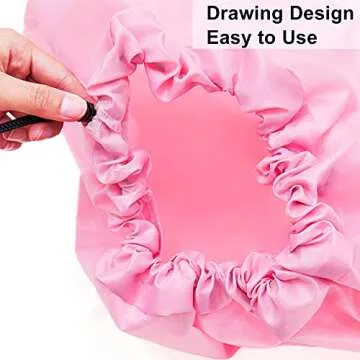 Sylfairy 2 Pack Extra Large Travel Laundry Bag, Dirty Clothes Organizer with Drawstring,Heavy Duty Travel Laundry Bags,Easy Fit a Laundry Hamper Travel Essentials