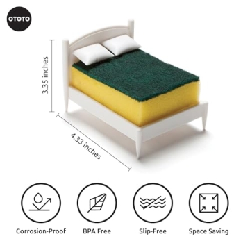 OTOTO Dreamy Sponge Holder - Fun Kitchen Organizer