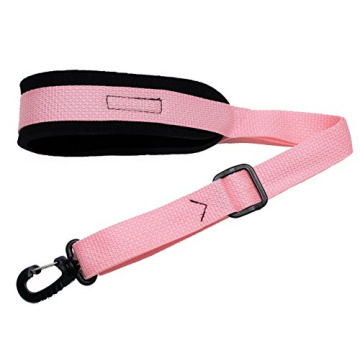 Pastel Pink Neoprene Padded Saxophone Strap - 22 Colors & Locking Snaphook