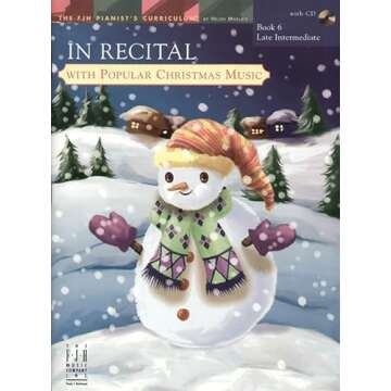 In Recital(R) with Popular Christmas Music, Book 6 - A Festive Piano Collection