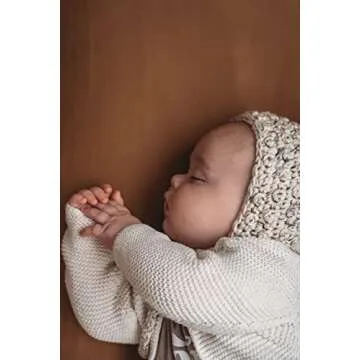 Pobibaby - Single Solid Premium Fitted Baby Crib Sheets for Standard Crib Mattress - Ultra-Soft Cotton Blend, Safe and Snug, and Stylish Solid Crib Sheet (Caramel Brown)