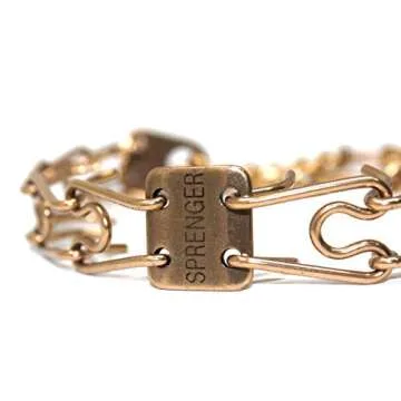 Herm Sprenger Curogan Prong Dog Training Collar Ultra-Plus Pet Pinch Collar Hypoallergenic Nickel Free No-Pull Collar for Dogs Made in Germany 2.25mm x 16in Small