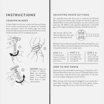 Rockwell Razors T2 Gunmetal Chrome Safety Razor for Men and Women with Infinite Shaving Settings, 25 Fully Recyclable Blades and Travel Leather Bag