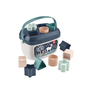 Fisher-Price Stacking Toy Set - 10 Colorful Shapes for Infants