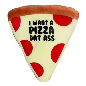 Seymour Butz Plush Pizza - Funny Stuffed Animal for Valentine's Day Gift