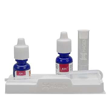 Fluval KH/GH Test Kit for Aquarium Water, Freshwater & Saltwater Fish Tank Test