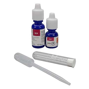 Fluval KH/GH Test Kit for Aquarium Water, Freshwater & Saltwater Fish Tank Test