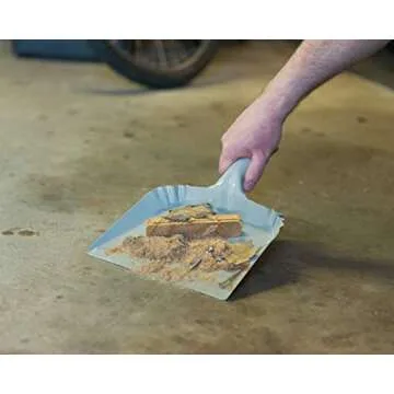 Quickie Steel Dust Pan - Durable and Efficient Cleaning Tool