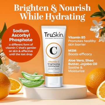 TruSkin Vitamin C Moisturizer Face Cream – Brightening, Anti Aging, Hydrating, Skin Wrinkle Cream ...