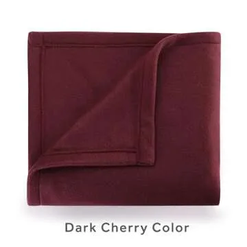 Sunbeam Royal Ultra Fleece Heated Electric Blanket Twin Size, 84" x 62", 12 Heat Settings, 12-Hour Selectable Auto Shut-Off, Fast Heating, Machine Washable, Warm and Cozy, Cabernet