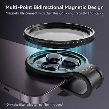 SmallRig 52mm Magnetic Filter Adapter for Smartphones