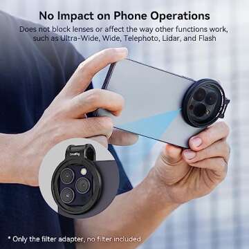 SmallRig 52mm Magnetic Filter Adapter for Smartphones