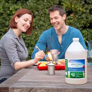 Firefly Fuel Kosher Torch Fuel - Safe & Green Fuels - Non-Toxic & Clean Burning - Enjoy Outdoor Spaces with Tiki Torches, Oil Lamps, Lanterns - Repels Insects - 1 Gallon