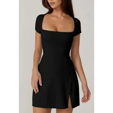 Stylish QINSEN Tennis Dress for Women with Shorts