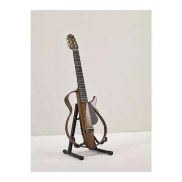 Yamaha SLG200N NW Nylon String Classical Silent Guitar with Hard Gig Bag, Natural