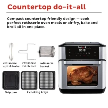 Instant Pot 10QT Air Fryer with EvenCrisp Technology