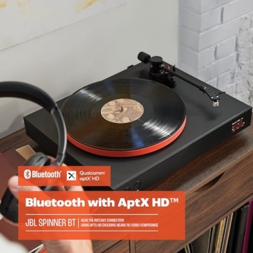 JBL Spinner Bluetooth Turntable with AptX-HD Sound