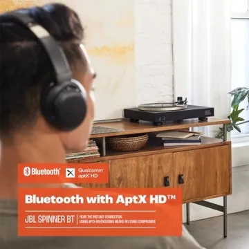 JBL Spinner Bluetooth Turntable with AptX-HD Sound